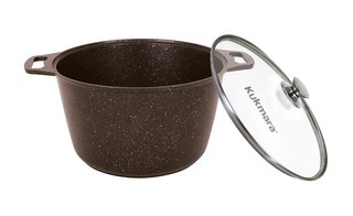 Кастрюля KUKMARA "Мраморная" 10 л., арт. кмк102-1а