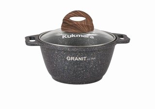 Кастрюля KUKMARA "Granit Ultra" 1 л., арт. кгг12а