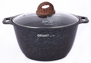 Кастрюля KUKMARA "Granit Ultra" 3 л., арт. кгг32а