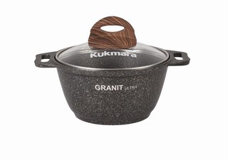 Кастрюля KUKMARA "Granit Ultra" 1, арт. кго12а