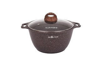 Кастрюля KUKMARA "Granit Ultra Induction" 3 л., арт. кгаи32а