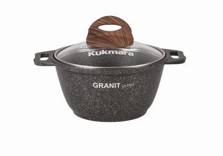 Кастрюля KUKMARA "Granit Ultra" 1 л., арт. кго12а
