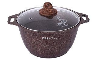 Кастрюля KUKMARA "Granit Ultra" 3 л., арт. кга32а